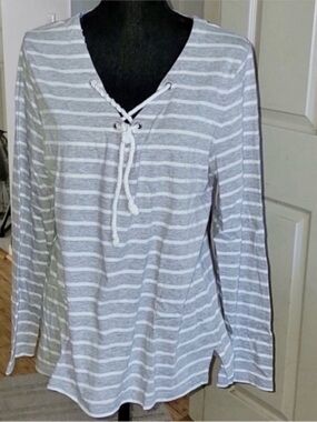 Beautiful XL 100% Cotton Nautica Blouse (NWT)